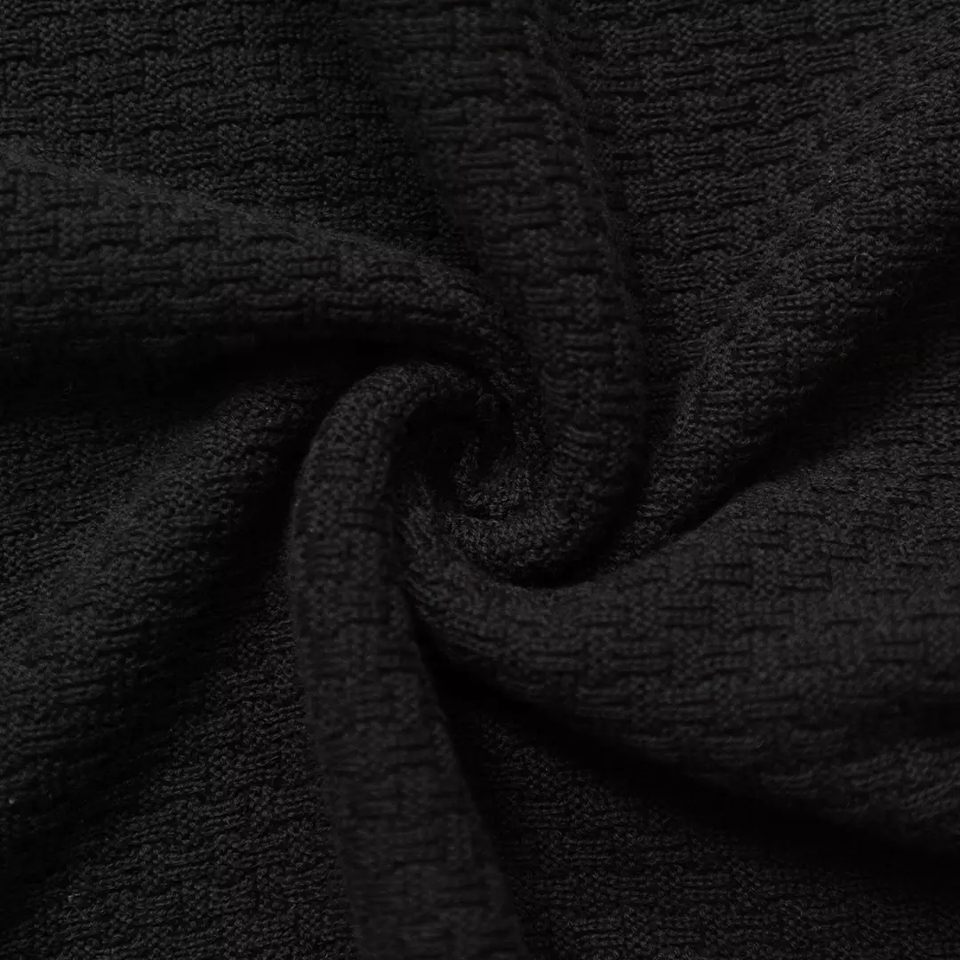 Kale ROGER BLACK / Atasan Rajut Pria / Sweater Rajut Tangan Pendek / Baju Pria