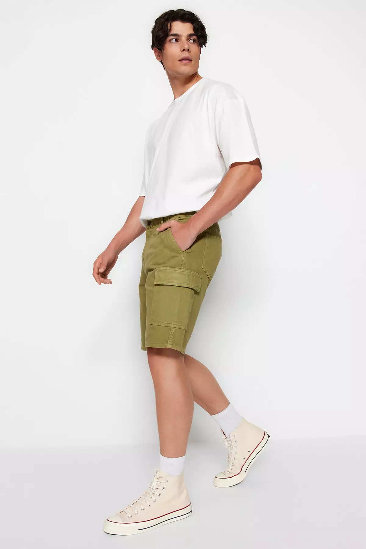 Fried denim sales cargo shorts