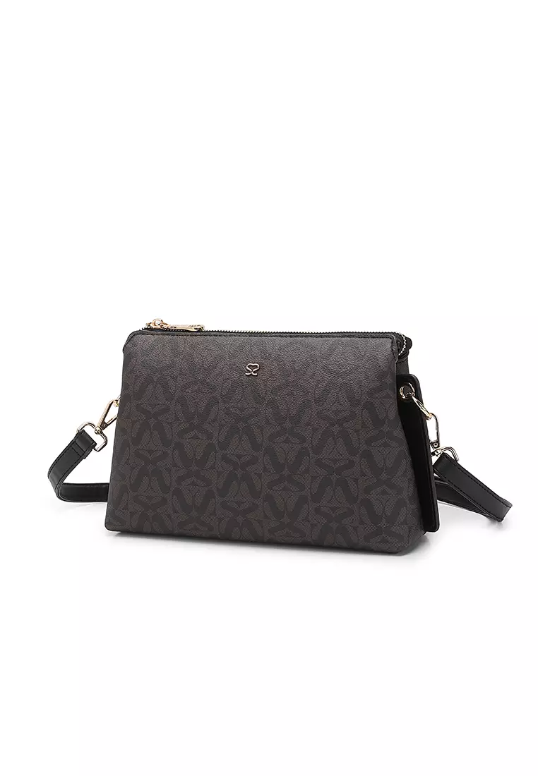 Women's Sling Bag / Crossbody Bag / Shoulder Bag (Tas Selempang Wanita / Tas Bahu Wanita) - Hitam