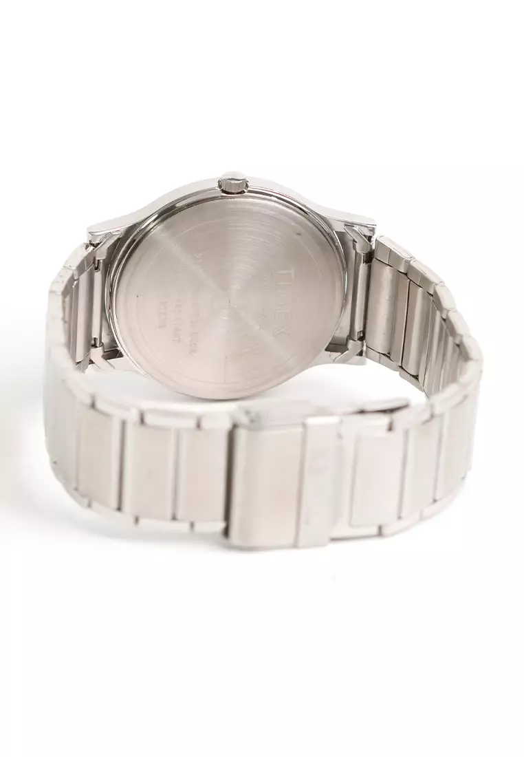 Timex R4 Series Silver Stainless Steel Mens Watch TW00R415E CLASSICS