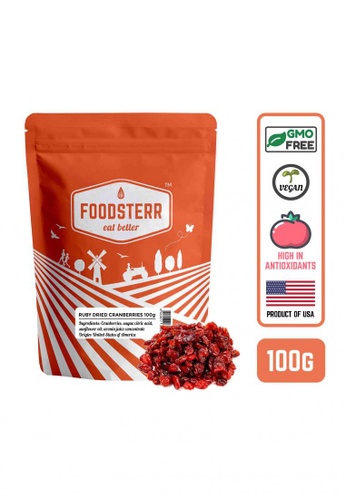 Foodsterr Ruby Dried Cranberries 100g 788CBES55FD20CGS_1