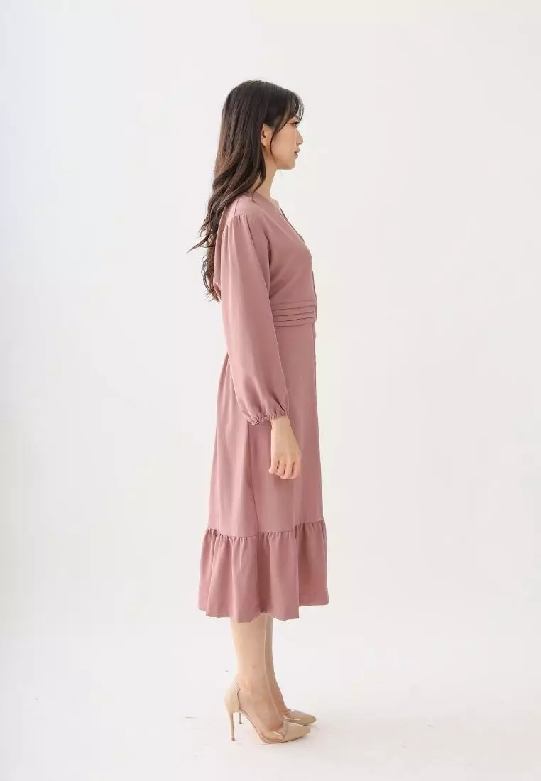 Magica Long Dress Dusty Rose