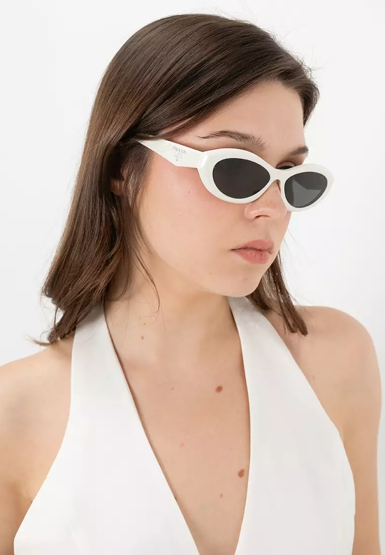 Prada Oval Symbole Sunglasses (nt) 2025 | Buy Prada Online