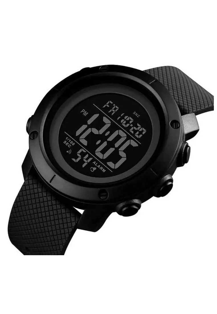 Jam Tangan Casual Digital Pria Stopwatch Waterproof Strap Tali Material Silicon GL08 ORIGINAL