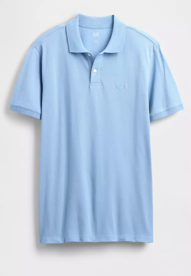 Logo Pique Polo Shirt