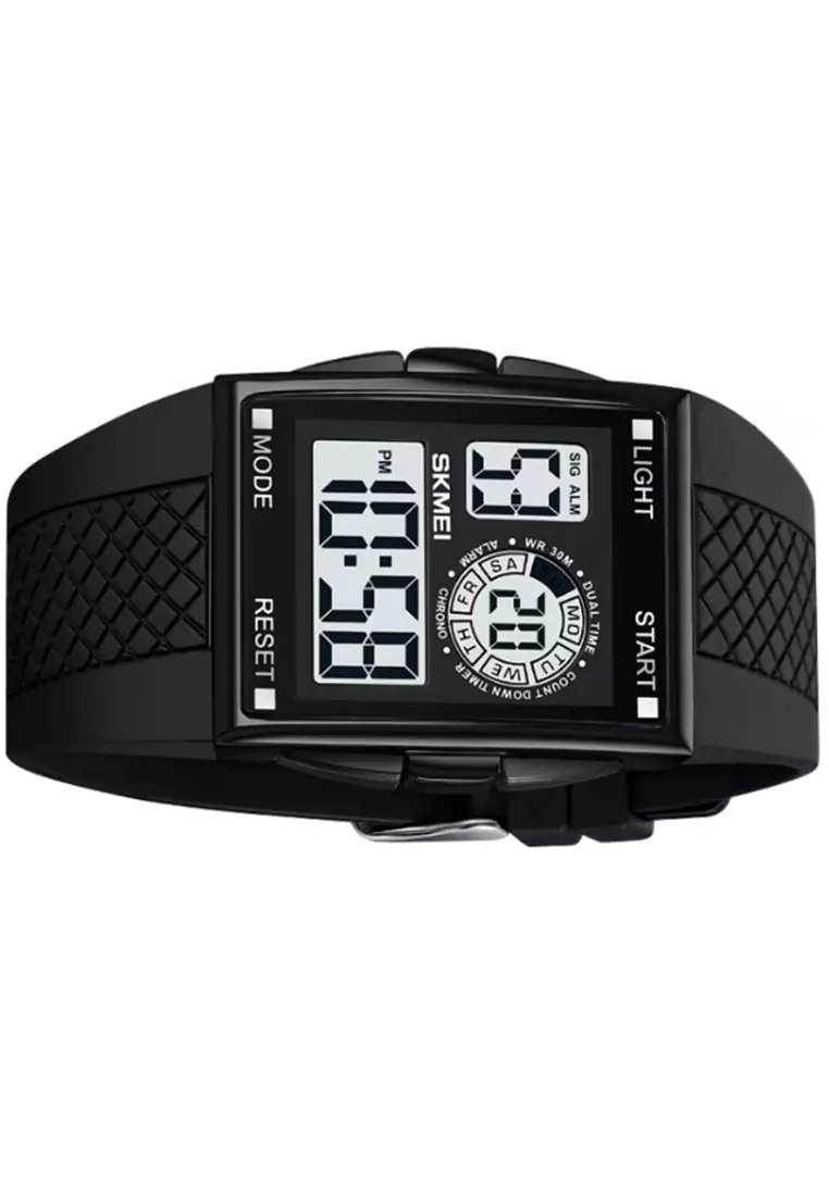 Jam Tangan Digital Pria Waterproof Many Function Strap Tali Material Silicone GN72 ORIGINAL