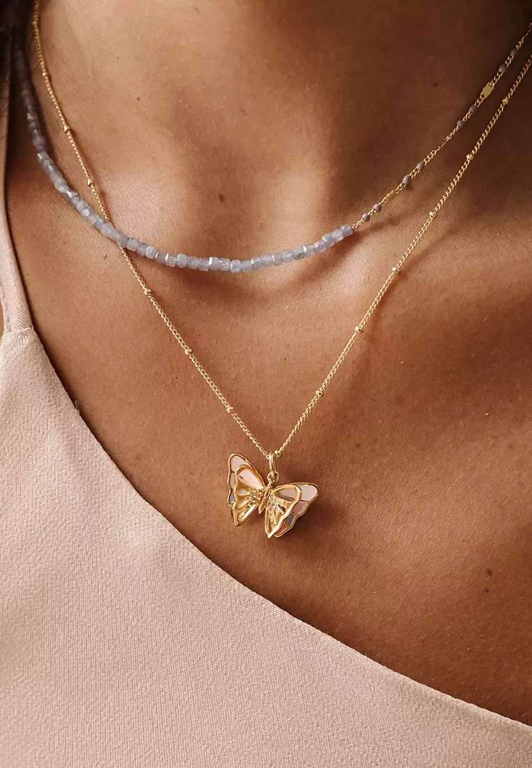 Tanzanite Lavender Gold Necklace