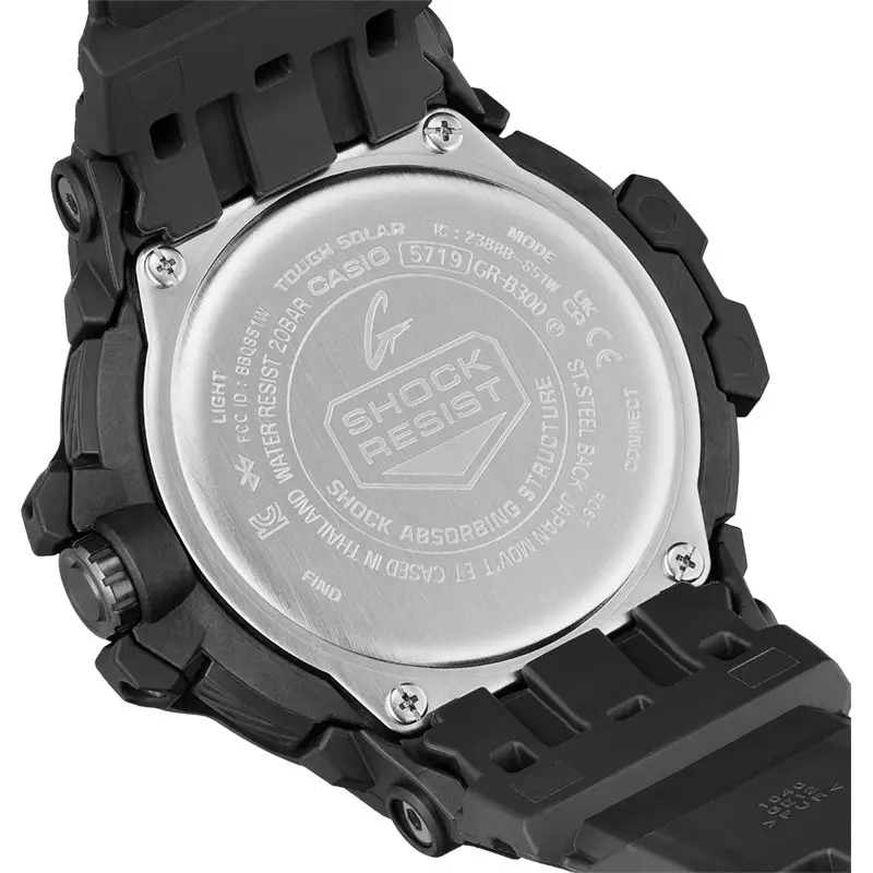 Jam Tangan Pria Casio G-Shock Gravitymaster GR-B300-1AJF Master Of G Digital Analog Dial Black Resin Band (JDM)