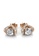 Her Jewellery pink and gold Eve Earrings (Rose Gold) - Made with premium grade crystals from Austria HE210AC62MVXSG_2