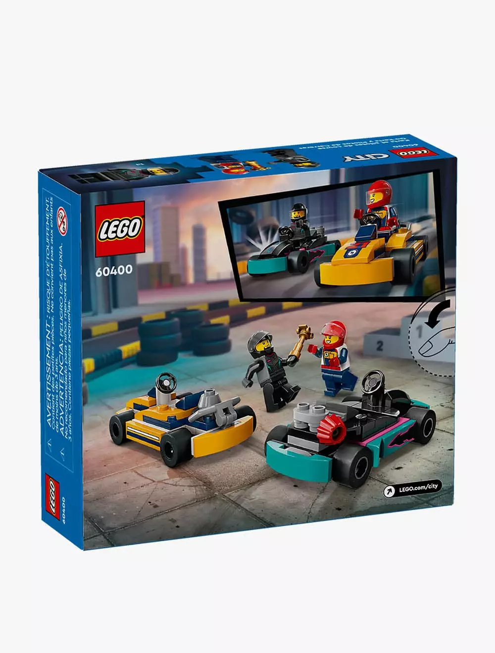 Jual Lego LEGO® City Go-Karts and Race Drivers - 60400 Original 2024 ...