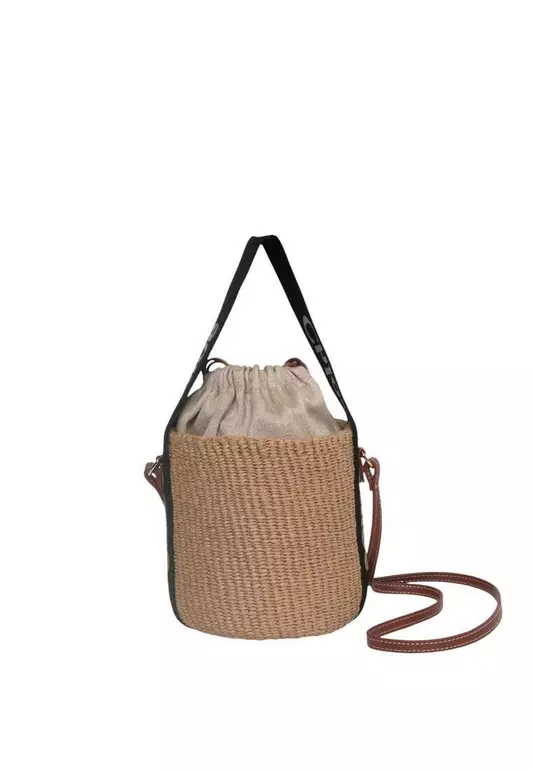 Small Woody Basket Bucket Bag/crossbody Bag