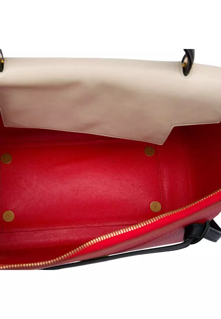 Pre-Loved Celine Mini Tricolor Grained Calfskin Belt Bag