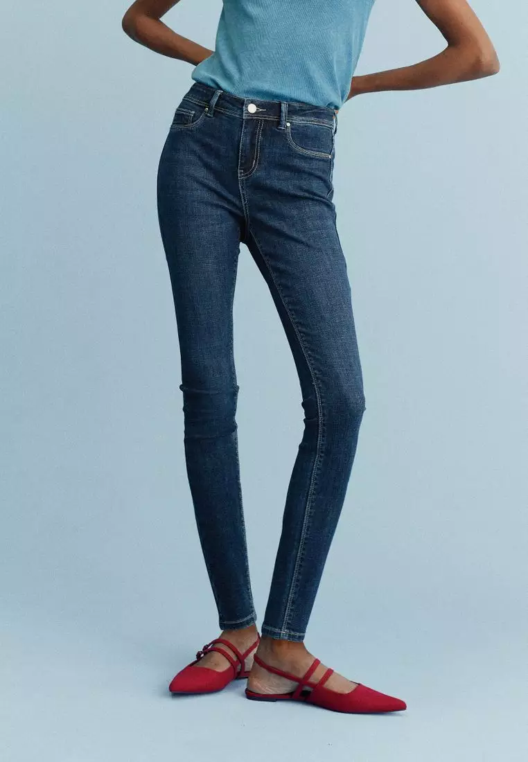 Buy NEXT Power Stretch Denim Leggings 2025 Online ZALORA