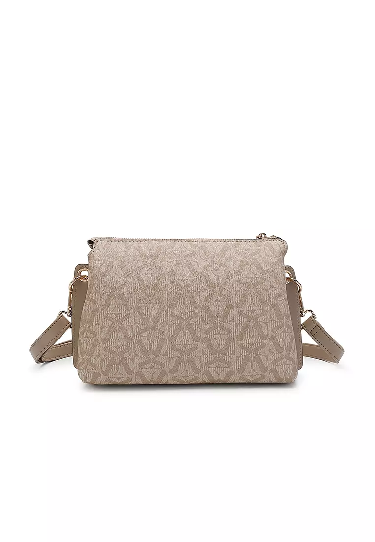 Women's Sling Bag / Crossbody Bag / Shoulder Bag - Beige