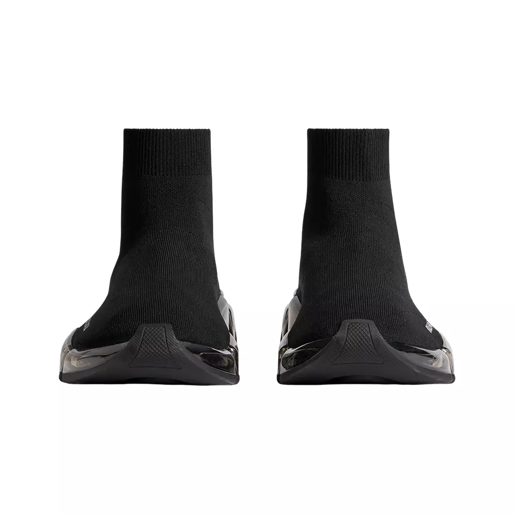 Speed 2.0 Full Clear Sole Sneaker in Recycled Knit Black Women