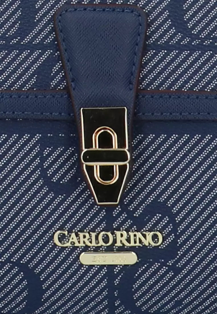 Buy Carlo Rino Carlo GEO Shoulder Bag - Dark Blue 2026 Online | ZALORA