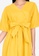 ZALORA BASICS yellow Balloon Sleeve Midi Dress 55E74AAE5A36D0GS_3