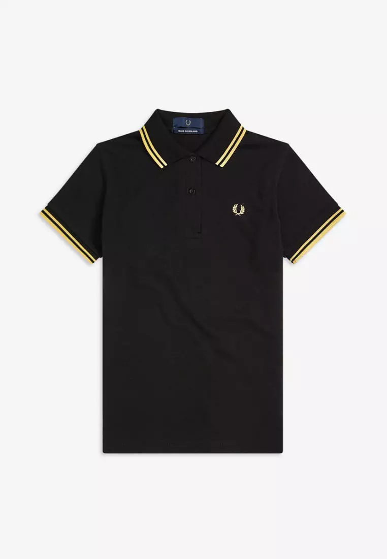 Buy Fred Perry Fred Perry G12 Twin Tipped Fred Perry Shirt (Black ...