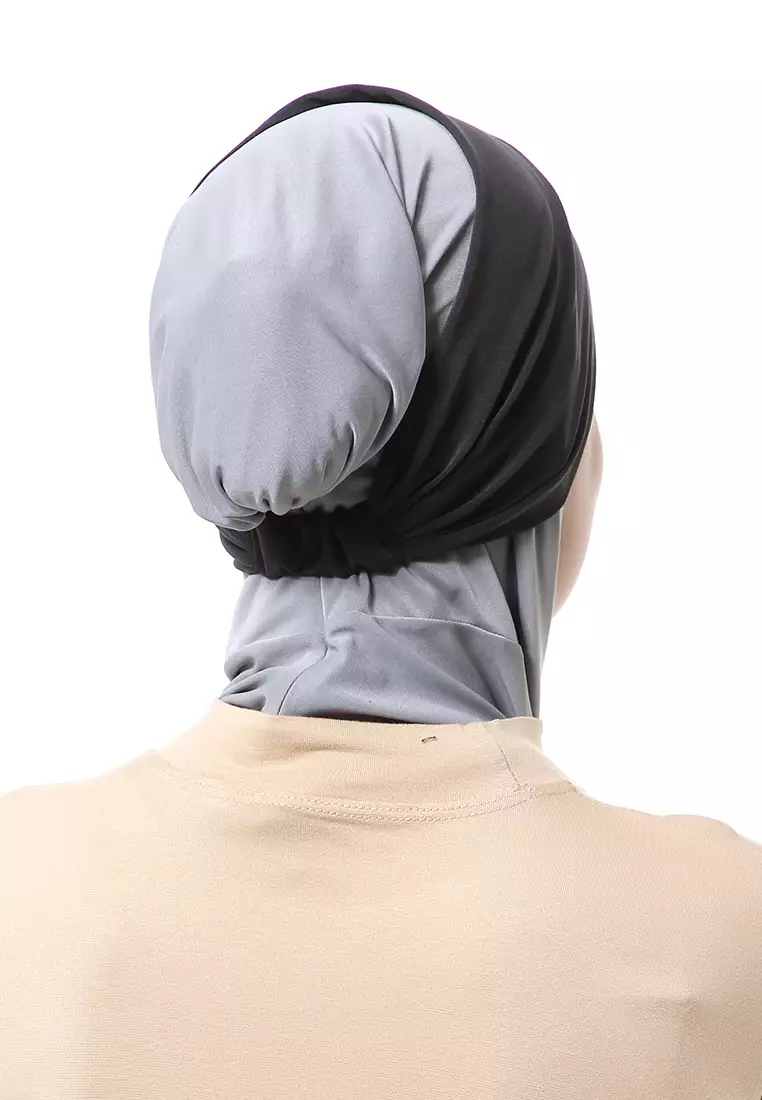 Rizka Inner Jilbab Muslimah Wanita Regular Fit - Dark Grey