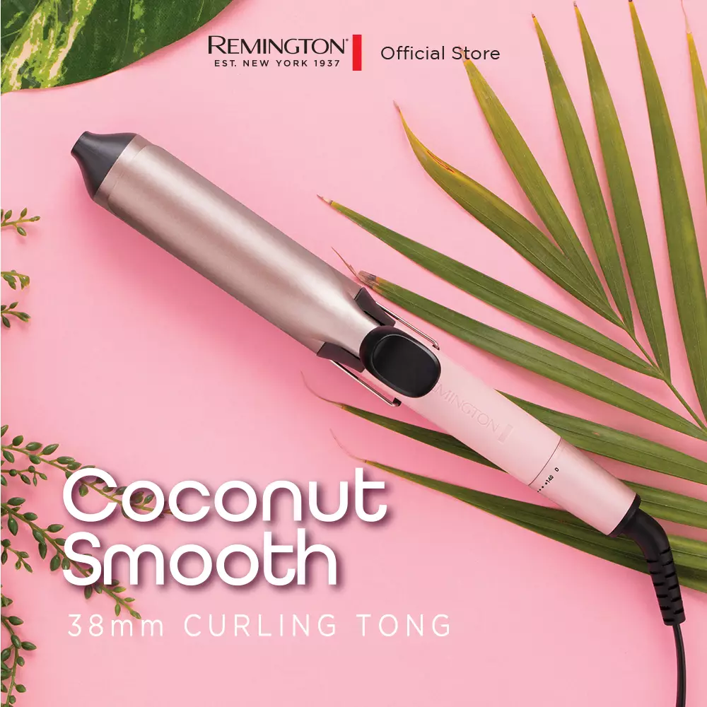 Remington Pengeriting Rambut Coconut Smooth Curling Tong CI5901