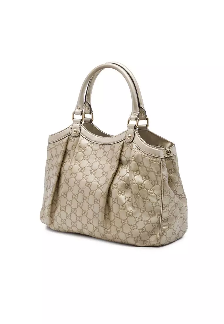 Pre-Loved Gucci Medium Guccissima Sukey Tote
