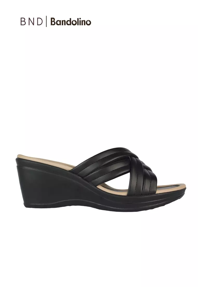 Discount on BND  shoes - SKU: BND - Bandolino Weslyn Wedges 40540 Black