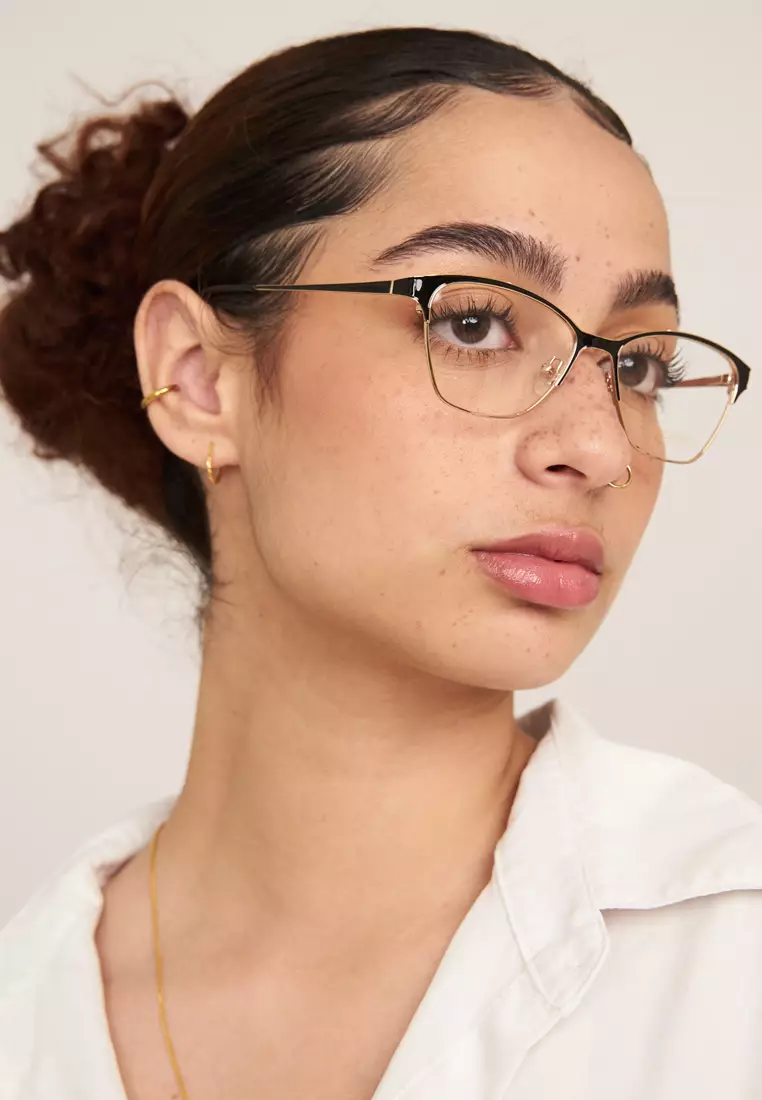 SS1943 (C3-Black & Gold) Anti-Radiation Computer Eyeglasses for Women