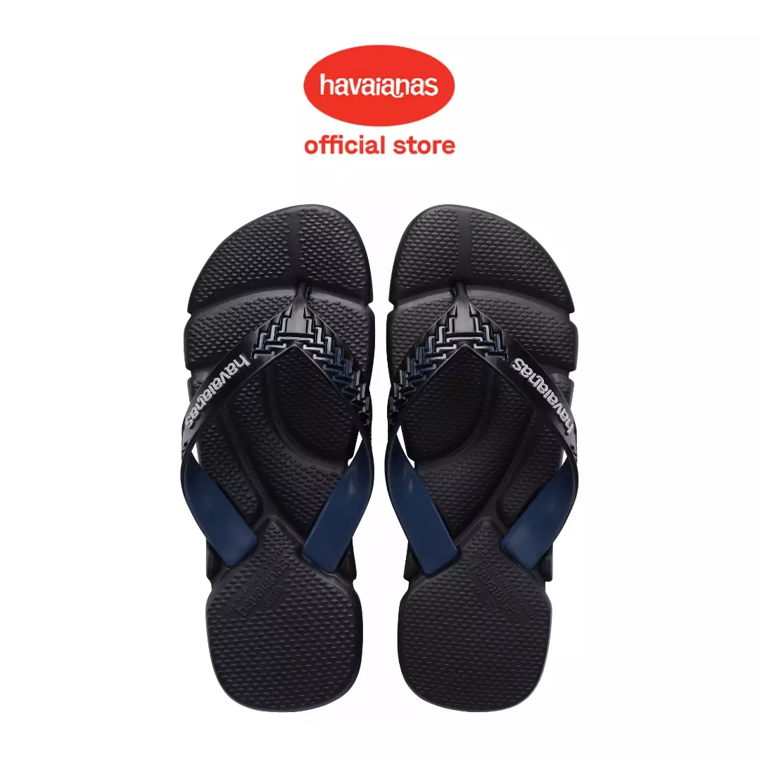 Havaianas 0536 - Power 2.0 Black/Indigo Blue - Sandal Pria