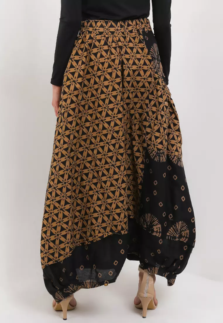 PantsSkirt Elastic Aladin Cut&Sew