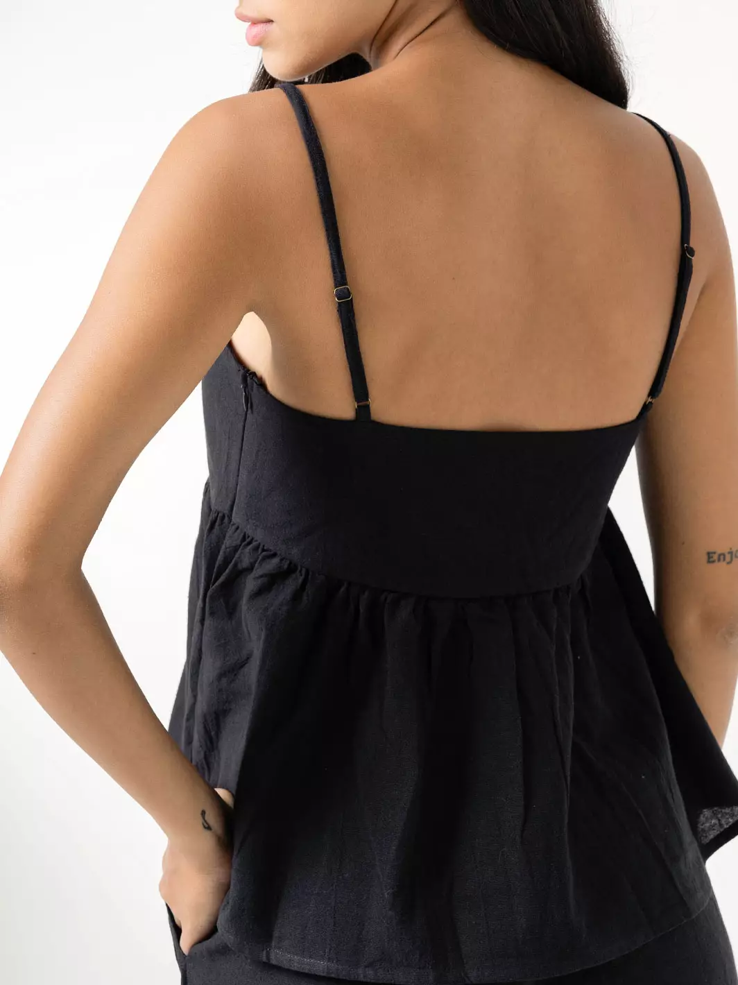 Slow Crush Top Black