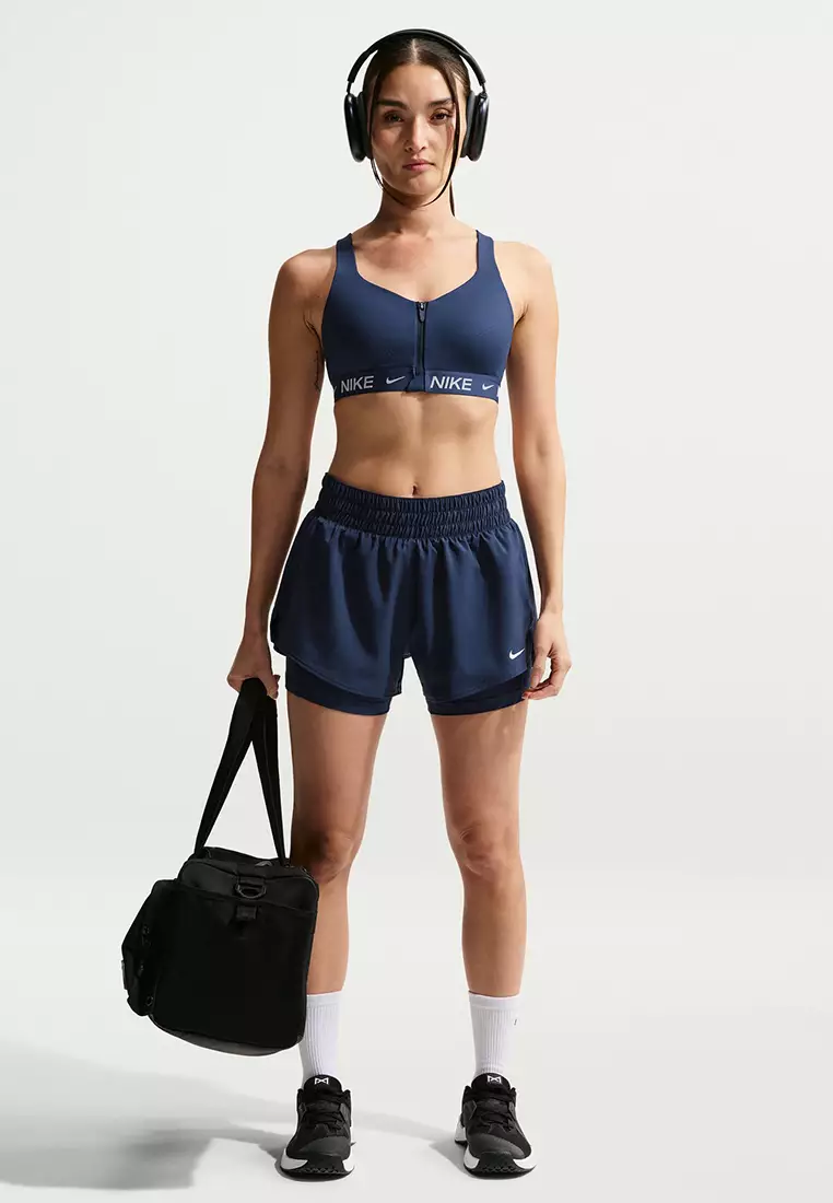 Indy High Support Women's Padded Front-Zip Sports Bra