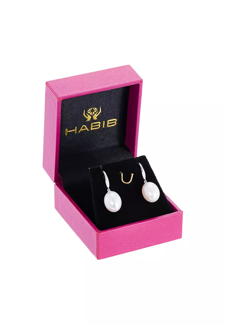 HABIB Fresh Water Pearl Earring in 375/9K White Gold 457400923(WG)