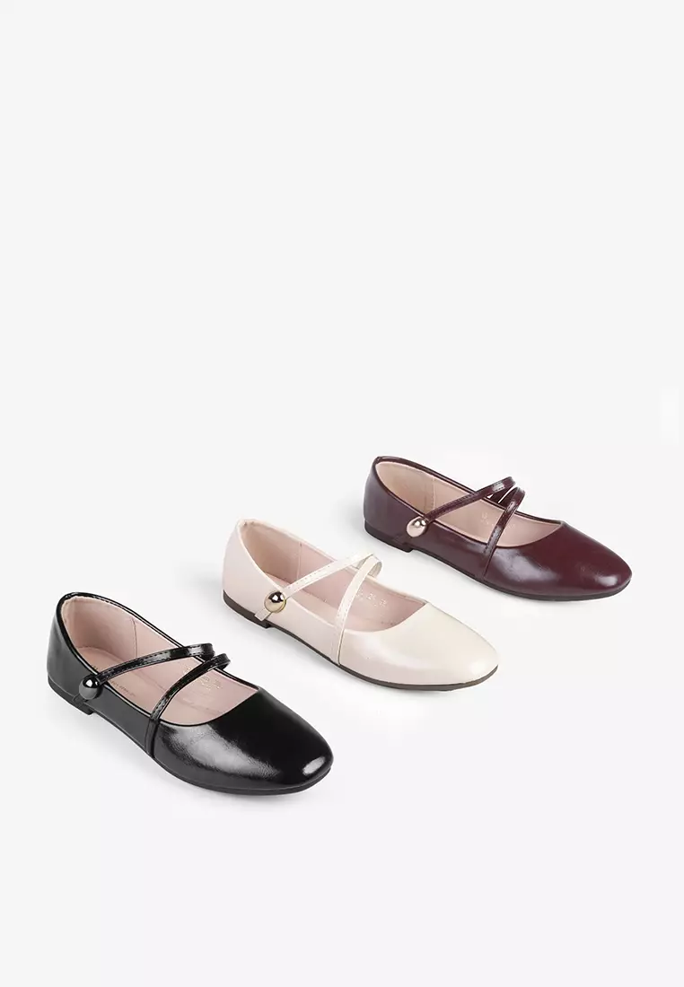 Sepatu Flatshoes Balet Formal Wanita L.Asha