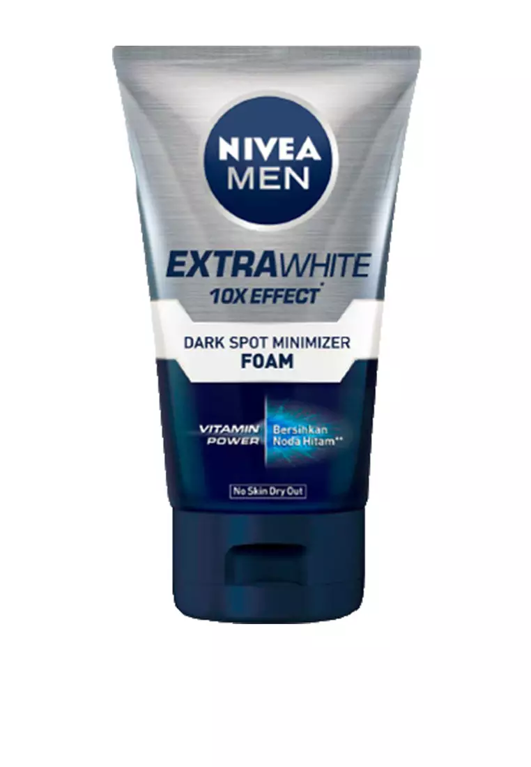 NIVEA MEN Extra Whitening Dark Spot Minimizer Facial Foam 100ml