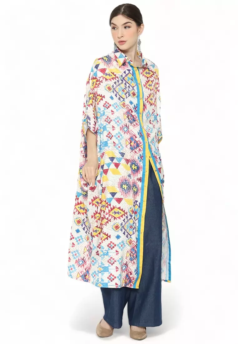 Kanzi Collared Kaftan