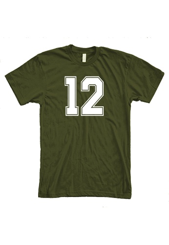 MRL Prints green Number Shirt 12 T-Shirt Customized Jersey 699E2AA911B84EGS_1