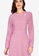 ZALORA WORK pink Brooch Detail Long Sleeve Dress AB346AA7607195GS_3