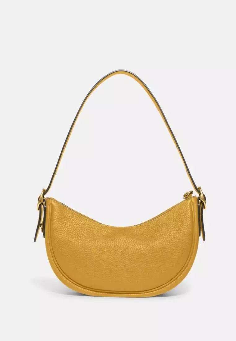 Coach Luna Shoulder Bag Yellow Gold