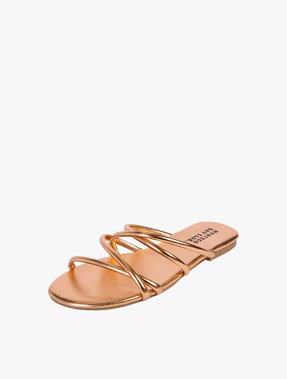 Payless Montego Bay Club Womens Chima Strappy Sandals - Rose Gold_05