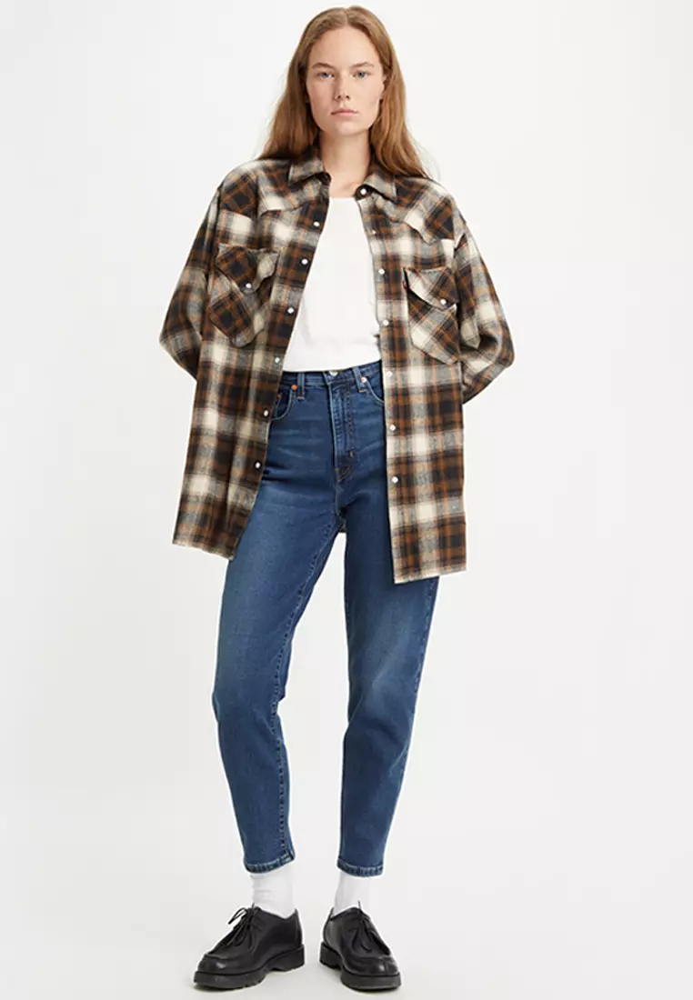 Levi's®高腰Boyfriend 男友風牛仔褲 | 女裝