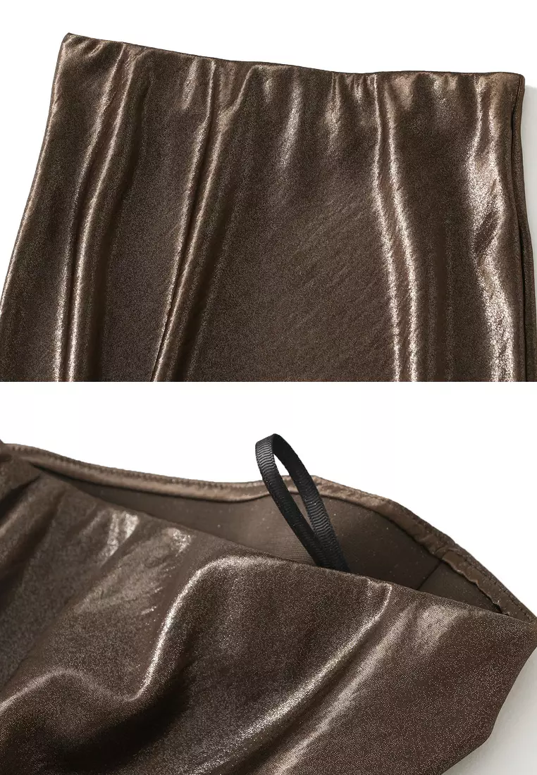Elegant Satin Mermaid Skirt AF-A9962
