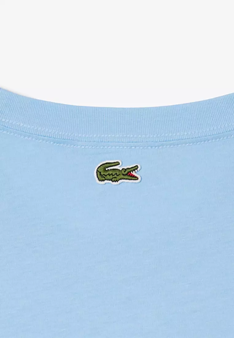 Men's Tennis Court Print Cotton T-shirt