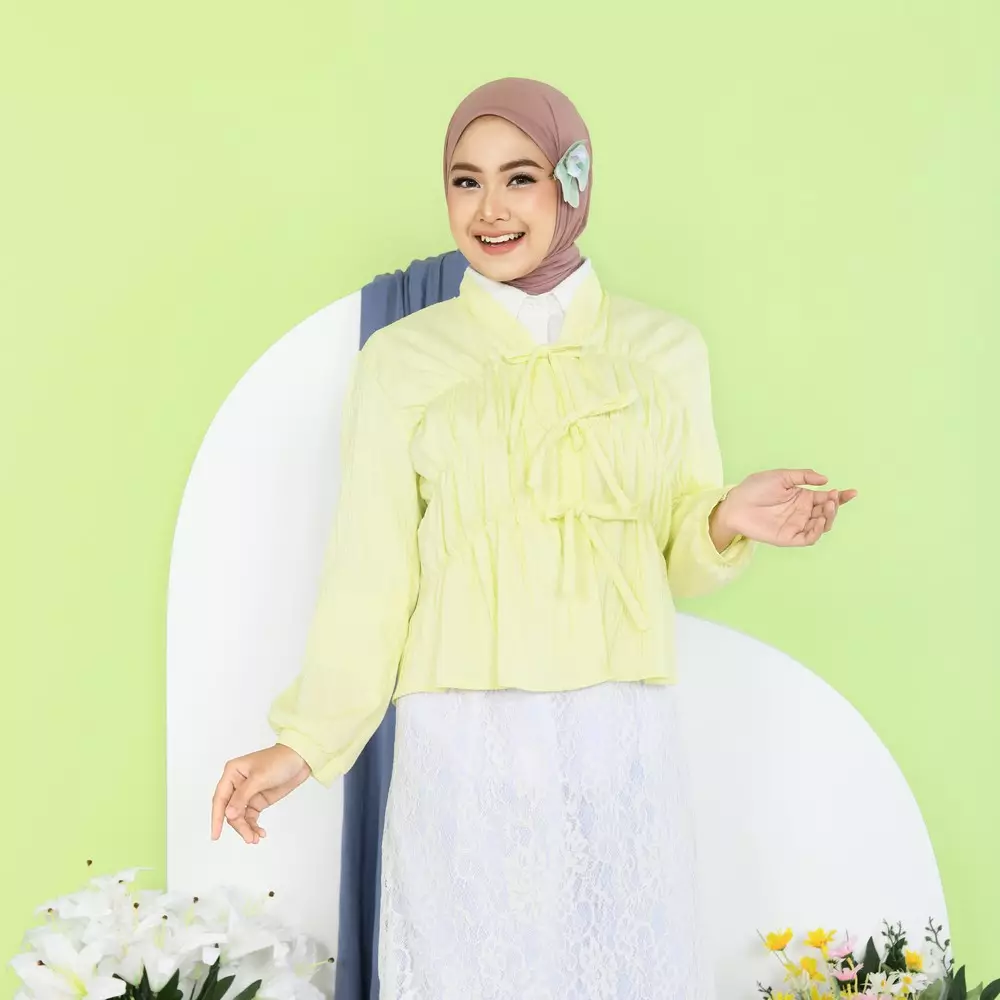 Cesya Outer Kerut - Soft Lemon M19716 R43S6