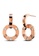 Bullion Gold gold BULLION GOLD One Glow Drop Earrings-Rose Gold/Clear 3F37CACC904259GS_1