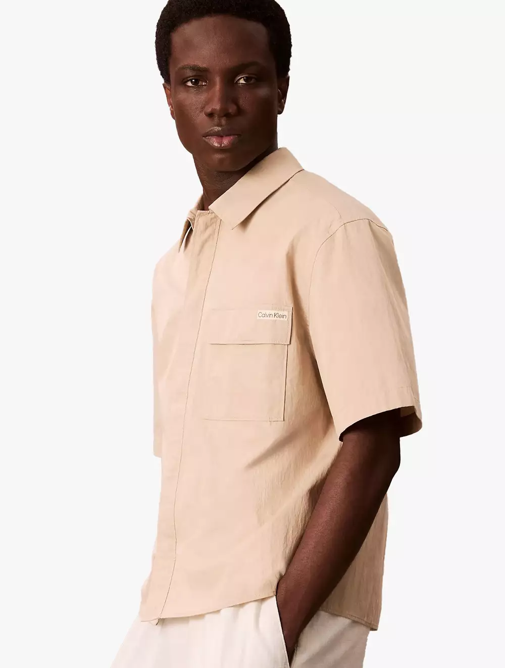 Calvin Klein - Cotton Nylon Relaxed Shirt