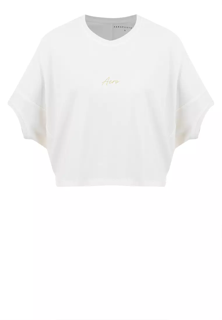 Ladies Brand Logo Oversized Tee