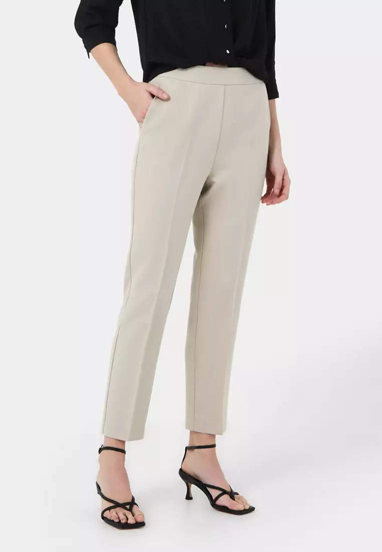 Zeny Slim Fit Cropped Pant