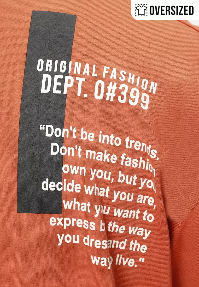 NX T-Shirt Cotton Combed Tebal Oversized Pria 2079370491