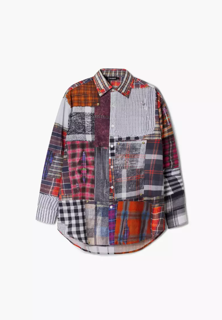 Desigual Man Patched shirt