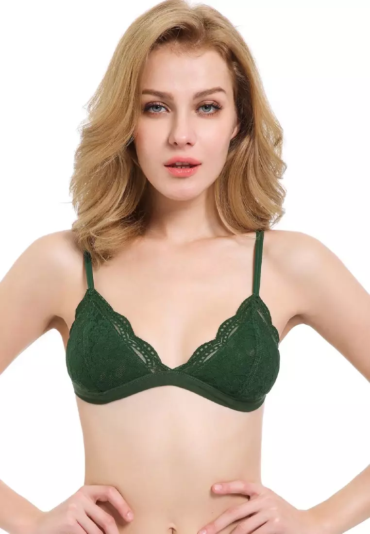 Buy LYCKA Lks2049 Lady Sexy Lace Bra-green 2024 Online